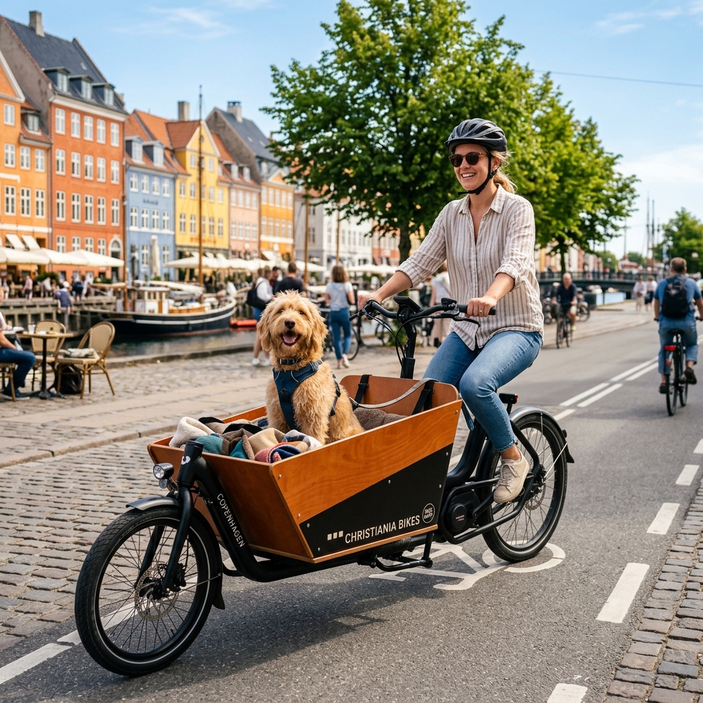 Cykling og kæledyr: Sådan nyder du København på to hjul med din hund